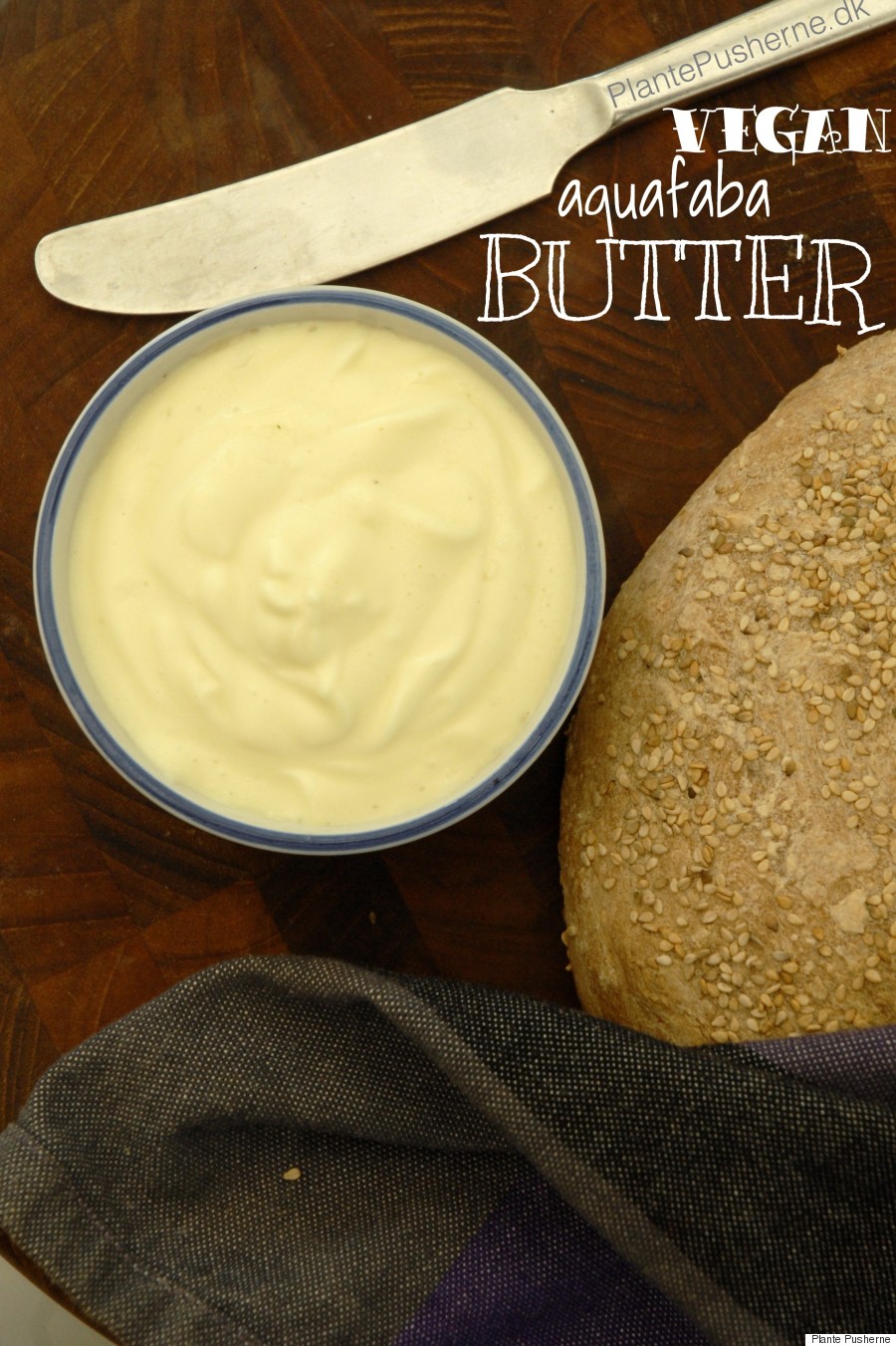 aquafaba butter