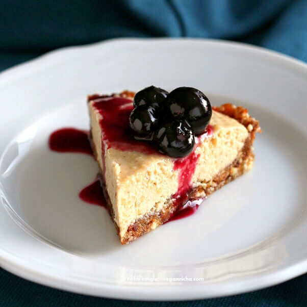 blueberry cheesecake vegan richa