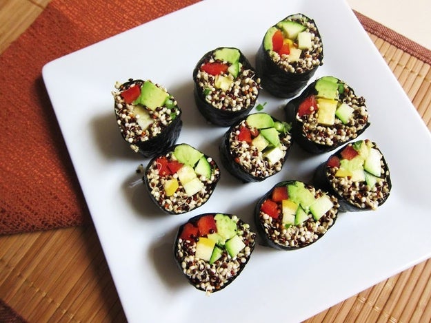 Sushi in its most conscious form. Get the recipe here.