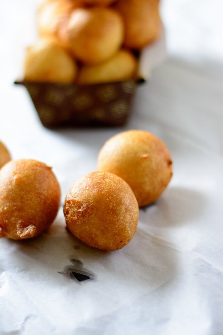 Forget doughnut holes, try this extra simple perfectly satisfying Nigerian buns nice and hot.
