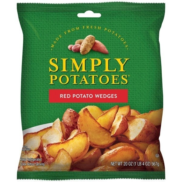 The Red Potato Wedges and Diced Potatoes with Onion varieties are vegan.