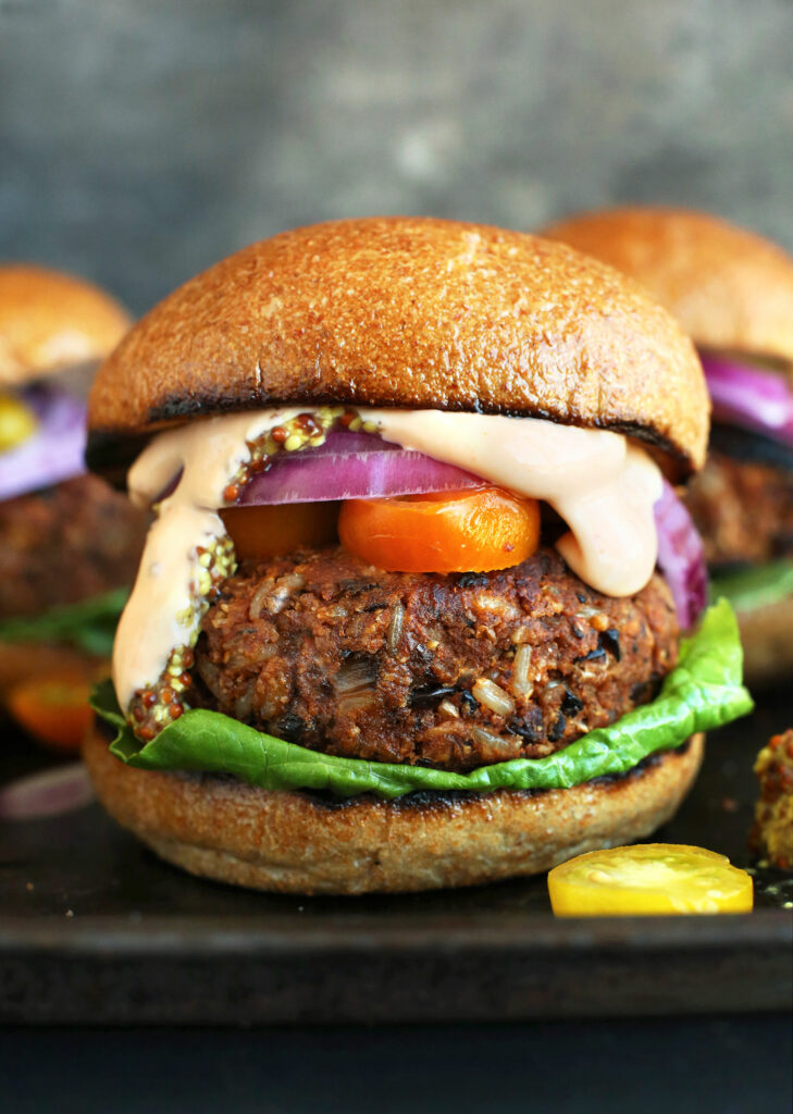 EASY GRILLABLE VEGGIE BURGERS BY THE MINIMALIST BAKER