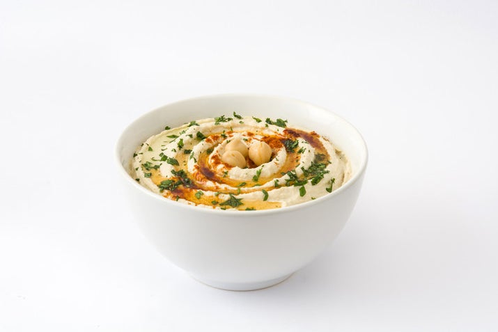 Hands down the creamiest and most addictive hummus recipe you'll ever try (The magic is in the tahini). Recipe here.