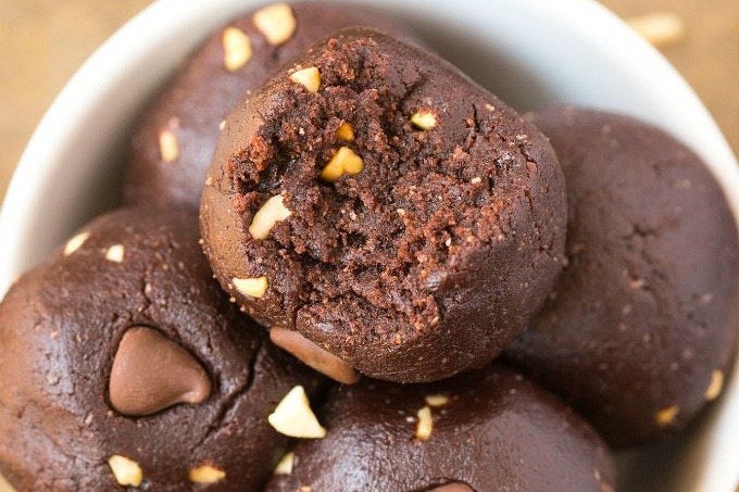 Soft, chewy and chocolatey bites. Get the recipe here.